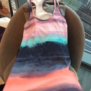 Multi colored Lululemon Cool Racerback tank